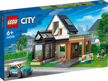 LEGO® 60398 City - Gezinswoning en elektrische auto - House of Bricks