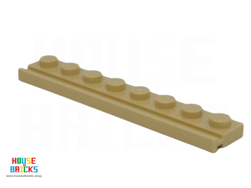 LEGO® 4161443 - 4510 - Plaat, Aangepast 1 x 8 met Geleider