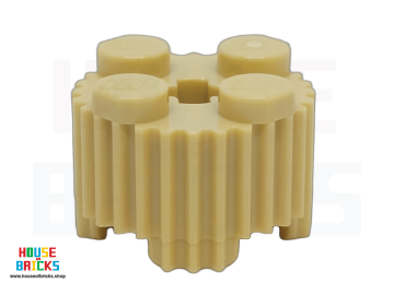 LEGO® 4650647 - 92947 - Steen, Rond 2 x 2 met Lamellen en Asgat