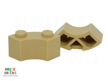 LEGO® 6062776 - 85080 - Steen, Rond, Hoek 2 x 2 met Nop Inkeping en Verstevigde Onderkant