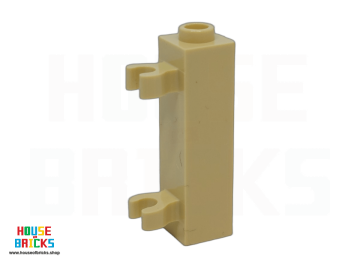 LEGO® 6320357 - 42944 - Steen, Aangepast 1 x 1 x 3 met 2 Clips Verticaal (Holle Nop)