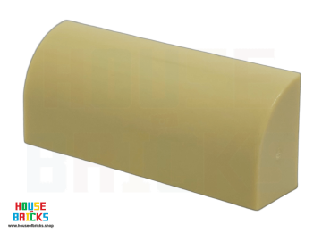 LEGO® 6019724 - 10314 - Steen, Aangepast 1 x 4 x 1 1/3 Gebogen Bovenkant
