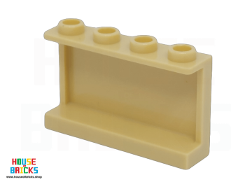 LEGO® 6195544 - 14718 - Paneel 1 x 4 x 2 met Zijsteunen - Open noppen