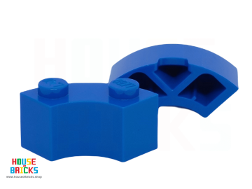 LEGO® 6307922 - 85080 - Steen, Rond, Hoek 2 x 2 met Nop Inkeping en Verstevigde Onderkant