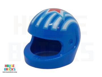 LEGO® 4651325 - 99530 - Minifiguur, Hoofddeksel Helm met strepen en rode ster