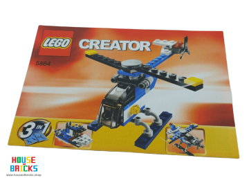 LEGO® Creator - Instructie Boekje 5864 (uit 2010) Creator 3-in-1, Mini Helicopter