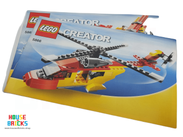 LEGO® Creator - Instructie Boekje 5866 (uit 2010) Creator 3-in-1, Rotor-redding (2 boekjes)