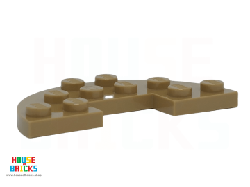 LEGO® 6096108 - 18646 - Plaat 3 x 6 Half Rond met 1 x 2 Uitsparing