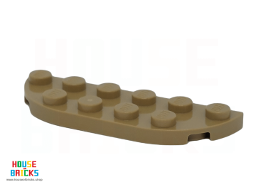 LEGO® 6167854 - 18980 - Plaat, Rond hoek 2 x 6 dubbel