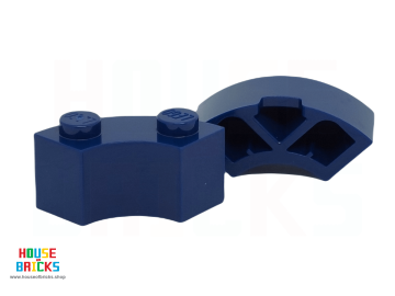 LEGO® 6443648 - 85080 - Steen, Rond, Hoek 2 x 2 met Nop Inkeping en Verstevigde Onderkant