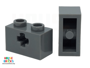 LEGO® 4210935 - 32064a - Technic, Steen 1 x 2 met ('+' Asgat)