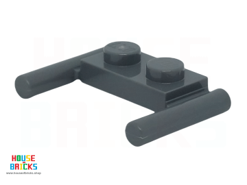 LEGO® 4263176 - 3839 - Plaat, Aangepast 1 x 2 met Handvatten - Platte Uiteinden (Lage handvatten)