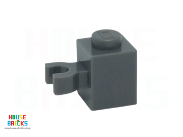 LEGO® 4580437 - 60475 - Steen, Aangepast 1 x 1 met Verticale Houder (open 'U' clip) en Massieve Nop