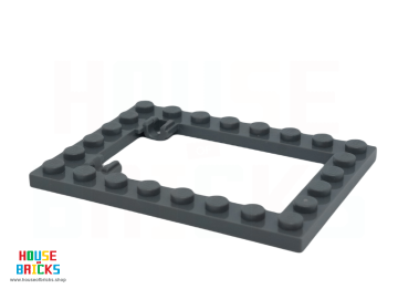 LEGO® 4595708 - 92107 - Plaat 6 x 8 Trapdeurkozijn Horizontaal (Lange Pin Houders)