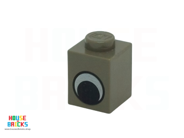 LEGO® 4143430 - 40038 - Steen 1 x 1 met Oog Zonder Vlek op Pupil
