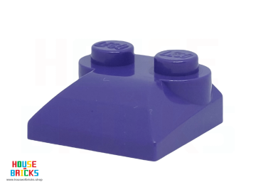 LEGO® 6109766 - 47457 - Steen, Aangepast 2 x 2 x 2/3 Twee Noppen, Gebogen Dakpan