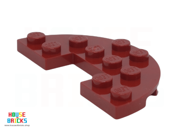 LEGO® 6300079 - 18646 - Plaat 3 x 6 Half Rond met 1 x 2 Uitsparing