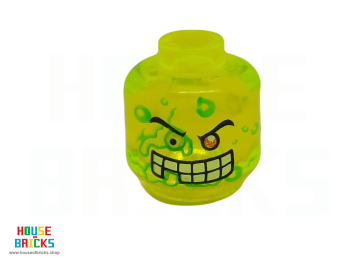 LEGO® 4534395 - 64270 - Dr. D. Zaster Minifiguurhoofd met Groen Slijmpatroon
