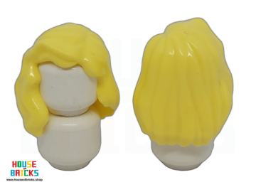 LEGO® 4549990 - 85974 - Minifiguur, Haar, Halflang met Scheiding Over Rechterschouder