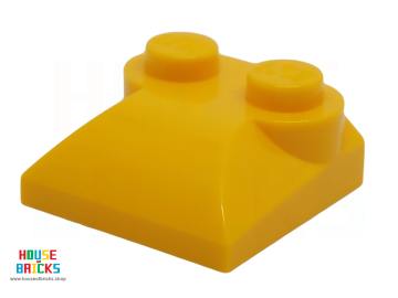 LEGO® 6327855 - 47457 - Steen, Aangepast 2 x 2 x 2/3 Twee Noppen, Gebogen Dakpan