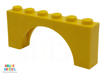 LEGO® 330724 - 3307 - Steen, Boog 1 x 6 x 2 - Dikke Bovenkant met Versterkte Onderkant