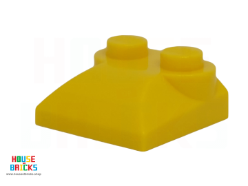 LEGO® 4218699 - 47457 - Steen, Aangepast 2 x 2 x 2/3 Twee Noppen, Gebogen Dakpan