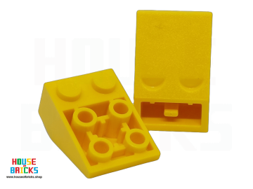 LEGO® 4500459 - 3747 - Dakpan, Omgekeerd 33° 3 x 2 met (Verbindingen tussen Noppen)