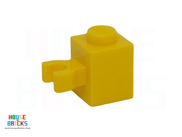 LEGO® 4515354 - 60475 - Steen, Aangepast 1 x 1 met Verticale Houder (open 'U' clip) en Massieve Nop