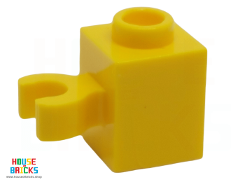 LEGO® 6336971 - 65460 - Steen, Aangepast 1 x 1 met Verticale Houder (open 'O' clip) - Open Nop