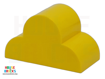 LEGO® 621624 - 6216 - Steen, aangepast 2 x 4 x 2 zonder noppen, drievoudig gebogen bovenkant