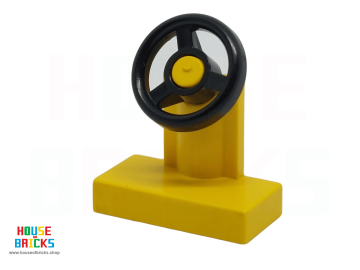 LEGO® 9553 - 73081 - Auto, Stuurtje 1 x 2 met Zwart Stuur