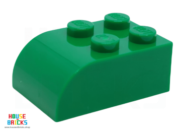 LEGO® 621528 - 6215 - Steen, Aangepast 2 x 3 met Gebogen Bovenkant