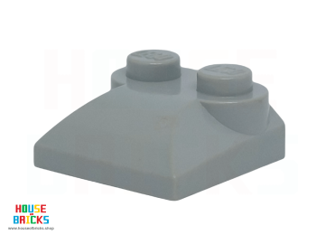 LEGO® 4494475 - 47457 - Steen, Aangepast 2 x 2 x 2/3 Twee Noppen, Gebogen Dakpan