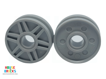 LEGO® 6044729 - 56902 - Wiel 18 mm D. x 8 mm met Nepbouten en Ondiepe Spaken