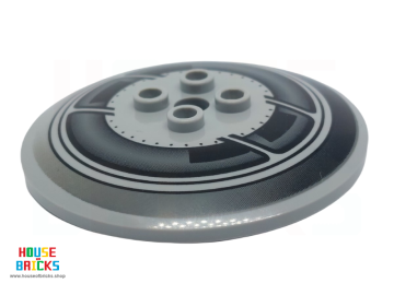 LEGO® 4513165 - 44876 - Schotel 6 x 6 Omgekeerd (Radar) met AT-AT/AT-TE Patroon - Holle Noppen