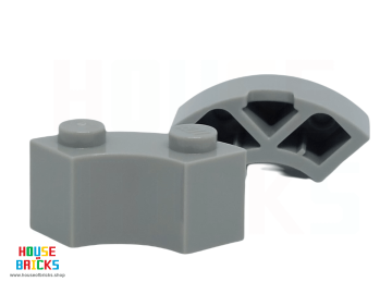 LEGO® 4567448 - 85080 - Steen, Rond, Hoek 2 x 2 met Nop Inkeping en Verstevigde Onderkant