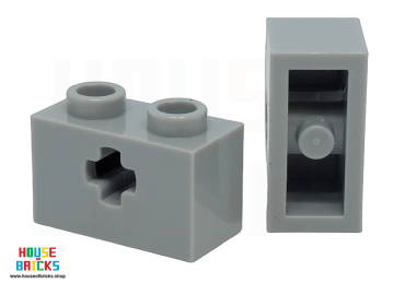 LEGO® 6206249 - 31493 - Technic, Steen 1 x 2 met (+ opening), stevige bodem pin, kleinere behuizing