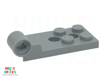 LEGO® 6258903 - 43056 - Scharnierplaat 2 x 4 met Pin en 2 Gaten - Bodem