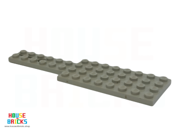 LEGO® 804 - Autobasis 4 x 14 met Gat en Sleuf Voor Stuurinrichting