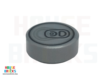 LEGO® 6322904 - 21610 - Tegel 1 x 1 Rond met Frisdrankblikje, Ringtrekafdruk