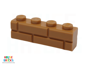 LEGO® 6055309 - 15533 - Steen, Aangepast 1 x 4 met Metselwerkprofiel (Steen Profiel)