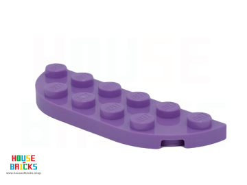 LEGO® 6133352 - 18980 - Plaat, Rond hoek 2 x 6 dubbel
