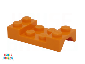 LEGO® 4550877 - 3788 - Auto, Spatbord 2 x 4 met Noppen op Boog (Zonder Gat)