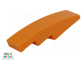 LEGO® 6037750 - 11153 - Dakpan, Gebogen 4 x 1 Geen Noppen