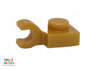 LEGO® 6284379 - 52738 - Plaat, Aangepast 1 x 1 met Horizontale Houder (dikke open O clip)