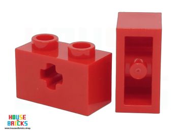 LEGO® 6196217 - 31493 - Technic, Steen 1 x 2 met (+ opening), stevige bodem pin, kleinere behuizing