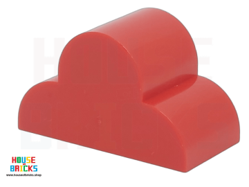 LEGO® 621621 - 6216 - Steen, aangepast 2 x 4 x 2 zonder noppen, drievoudig gebogen bovenkant