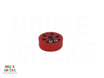LEGO® 6324417 - 72399 - Tegel 1 x 1 Rond met Lieveheersbeestjes
