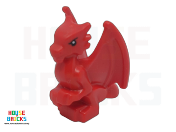 LEGO® 6483337 - 108202 - Rode baby draak met opgevouwen vleugels