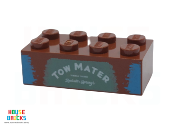 LEGO® 4616701 - 94857 - Steen 2 x 4 met 'TOW MATER'